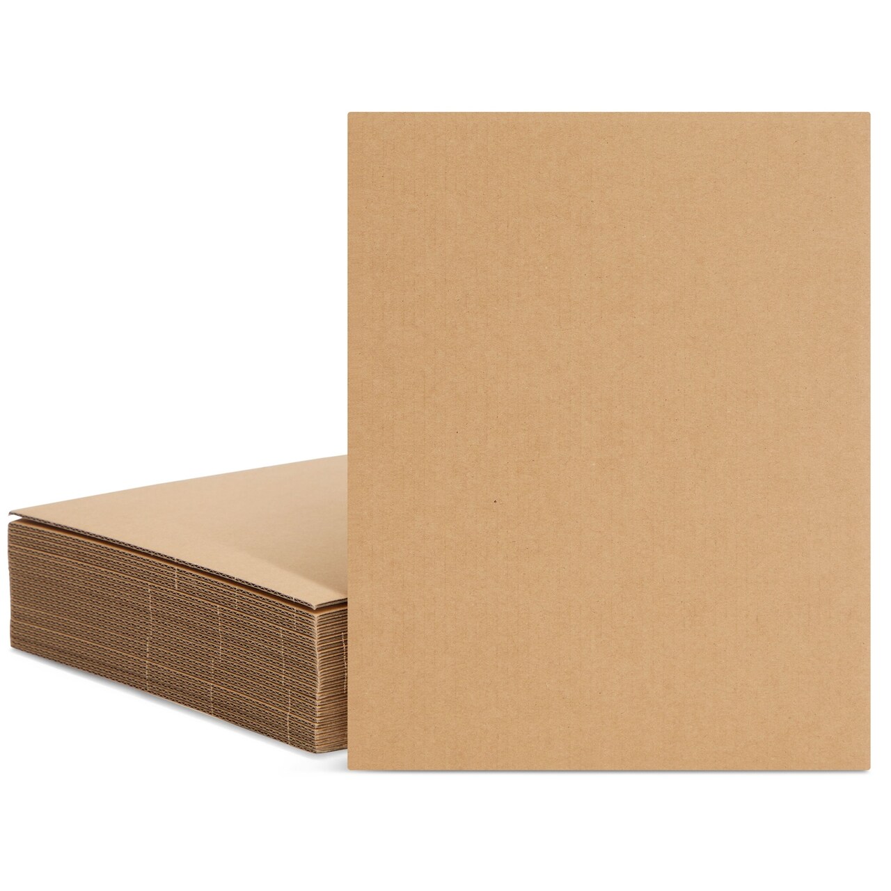 25 Pack Corrugated Cardboard Sheets, 8x10 Flat Card Boards Inserts for  Crafts, Packing, Shipping, Moving, Mailing, DIY Art Projects, Classroom